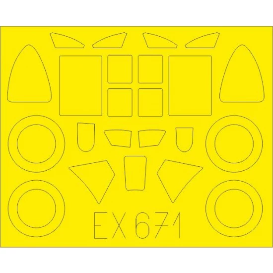 1/48 Bloch MB.151 Paint Masks for Dora Wings kits