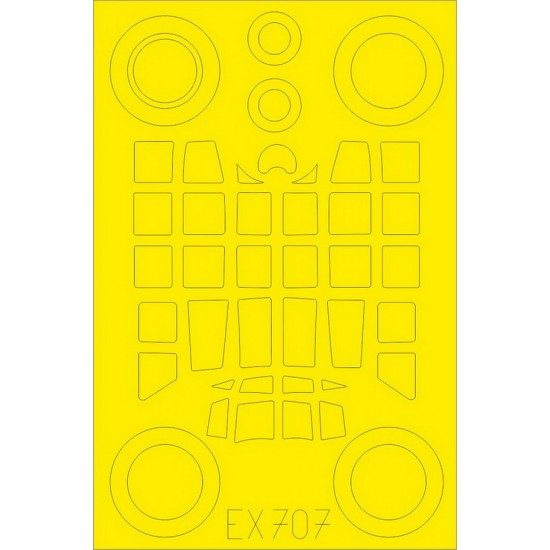 1/48 Junkers Ju 88G-6 Paint Masking Sheet for Dragon kits