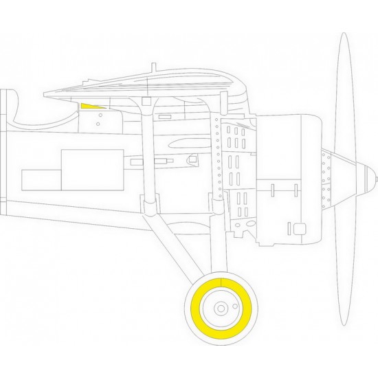 1/48 PZL P.11c Paint Masking for Arma Hobby kits