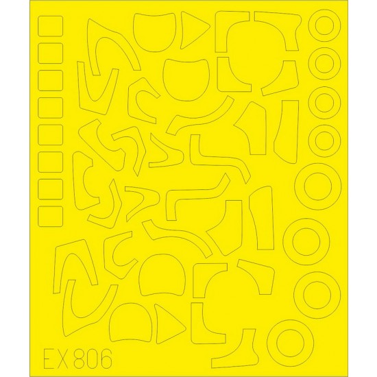 1/48 Mil Mi-24D TFace Paint Masking for Eduard/Zvezda kits