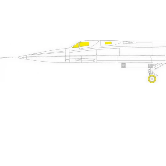 1/48 Lockheed SR-71A Blackbird Tface Paint Masking for Revell kits