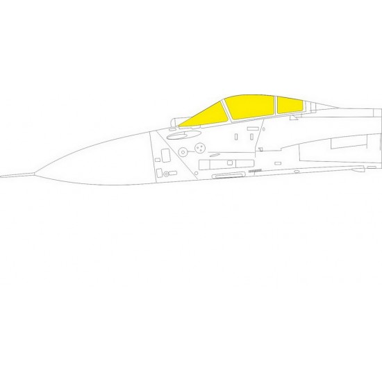1/48 Sukhoi Su-27K TFace Paint Masking for Minibase kits
