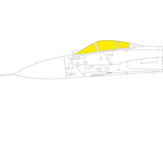 1/48 Sukhoi Su-27K TFace Paint Masking for Minibase kits