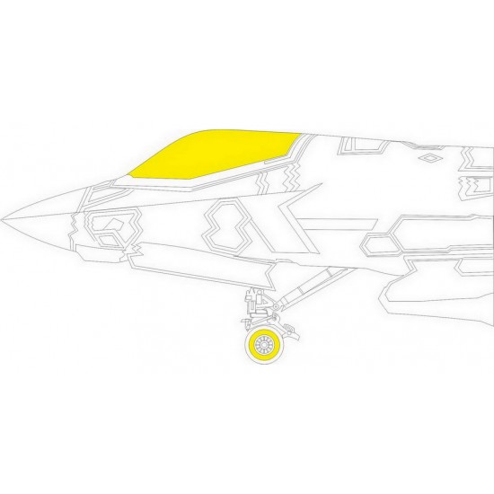 1/48 Lockheed Martin F-35A Lightning II Tface Masking for Tamiya kits