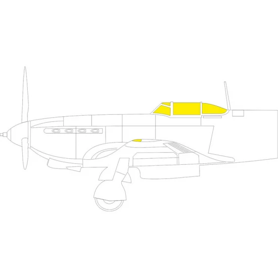 1/48 Yakovlev Yak-9T Painting Masks for Zvezda kits