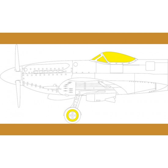 1/48 Supermarine Seafire F.XVII TFace Masks for Airfix kits