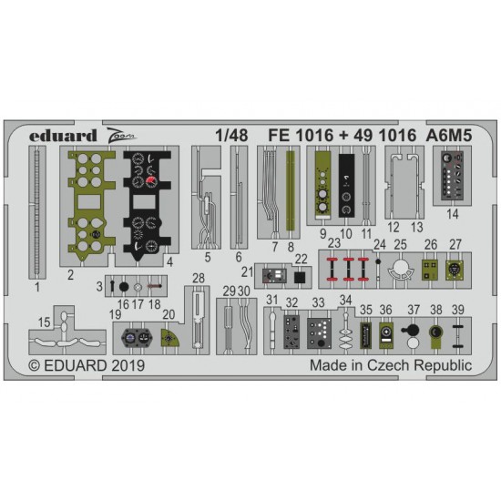 1/48 Mitsubishi A6M5 Zero Detail set for Tamiya kits
