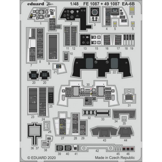 1/48 Northrop Grumman EA-6B Detail Set for Kinetic kits