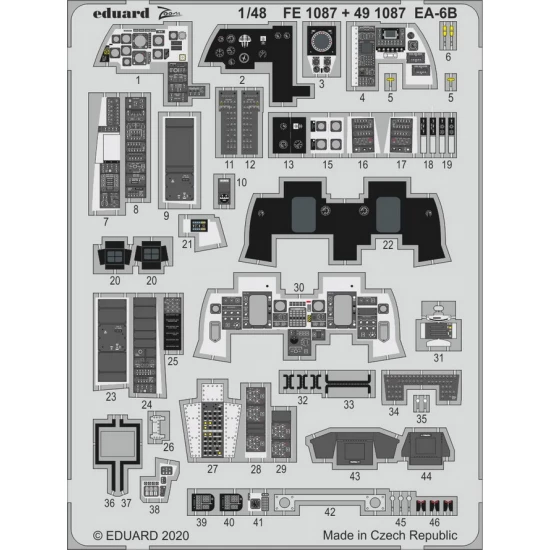1/48 Northrop Grumman EA-6B Detail Set for Kinetic kits