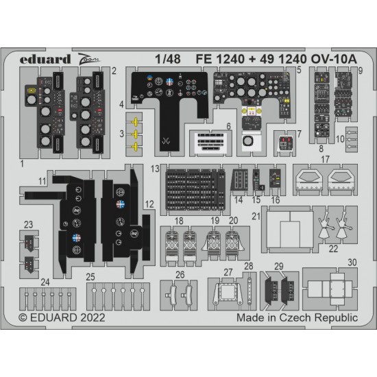 1/48 North American Rockwell OV-10A Bronco Detail Set for ICM kits