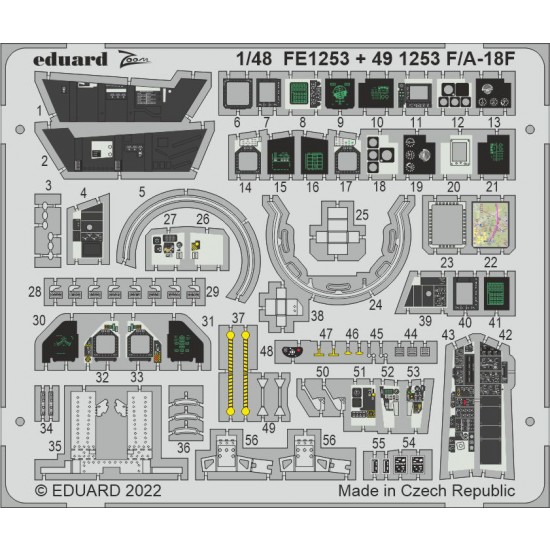 1/48 Boeing F/A-18F Super Hornet Detail set for Meng kits