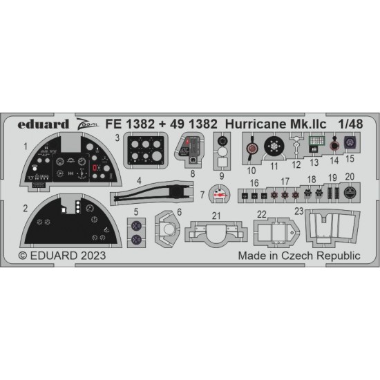 1/48 Hawker Hurricane Mk.IIc Detail Parts for Arma Hobby kits