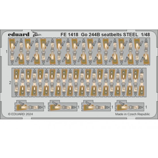 1/48 Gotha Go 244B Seatbelts for ICM kits