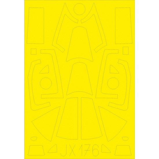 1/32 Vought F4U-1A Corsair Paint Mask for Tamiya kit