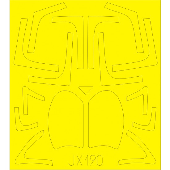 1/32 Grumman A-6E TRAM Paint Mask for Trumpeter #02250 kit