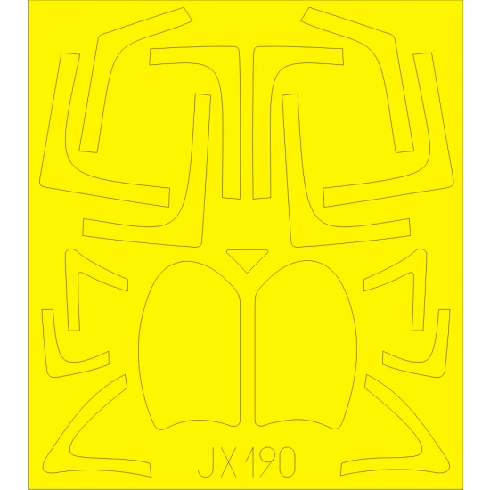 1/32 Grumman A-6E TRAM Paint Mask for Trumpeter #02250 kit