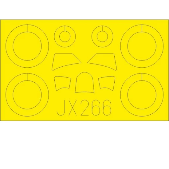 1/32 Fiat CR. 42 Masking Sheet for ICM kits