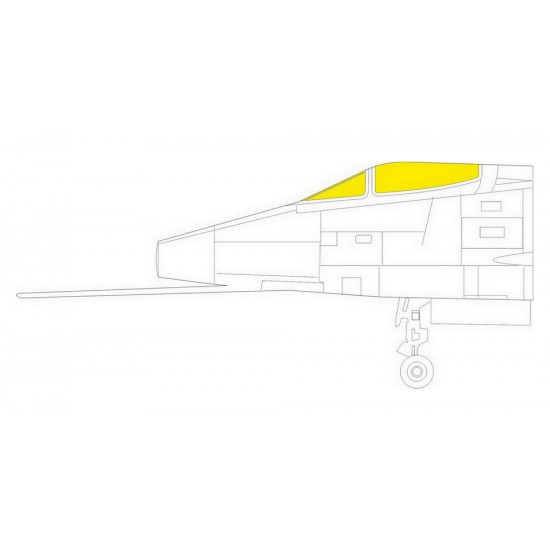 1/32 F-100C Super Sabre Paint Masking for Trumpeter kits