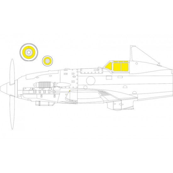 1/32 Macchi MC.202 Folgore Masks for Italeri kits