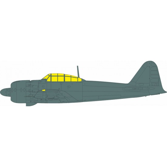 1/32 A6M5 Zero Canopies Masking for Tamiya kits