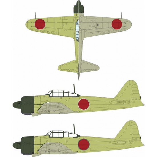 1/32 A6M5 Zero National Marking Masking for Tamiya kits
