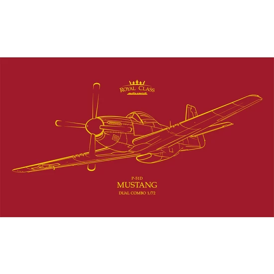 1/72 US P-51D Mustang Fighter Dual Combo [Royal Class Edition]