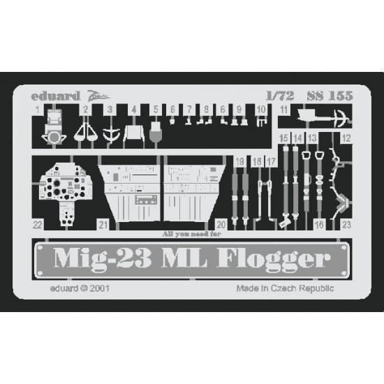 1/72 Mikoyan-Gurevich MiG-23ML Detail-up Set Vol.2 for Italeri kit