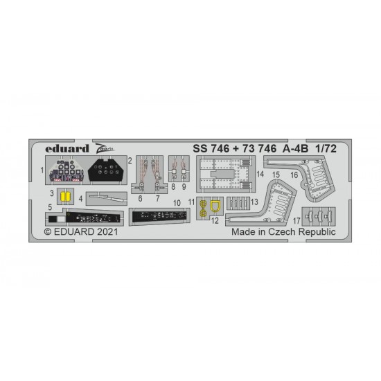 1/72 Douglas A-4B Skyhawk Detail Set for Fujimi/Hobby2000 kits
