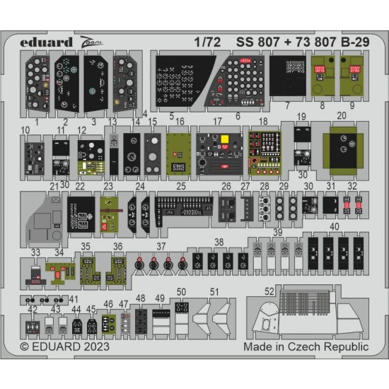 1/72 Boeing B-29 Superfortress Detail Set for Hobby 2000 / Academy kits