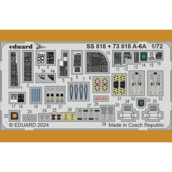 1/72 Grumman A-6A Intruder Detail Parts for Trumpeter kits