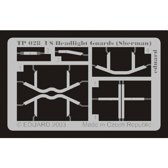 1/35 US Headlight Guards (Sherman)