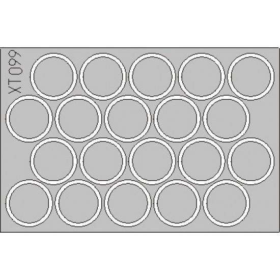 1/35 YPR 765 Wheel Mask for AFV Club kit