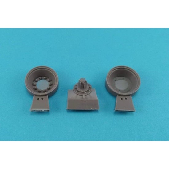 1/35 M26/46/47/48A1 Steel Wheels w/Mud Shield for Tamiya/Takom/Dragon/Italeri kits