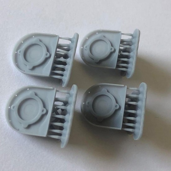 1/35 M48 and Magach 1/2 Ventilator Base Variant 1 (4pcs)