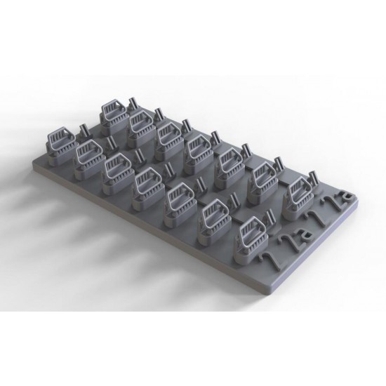 1/35 US Post War Armour Handles (workable version, 56 handles)