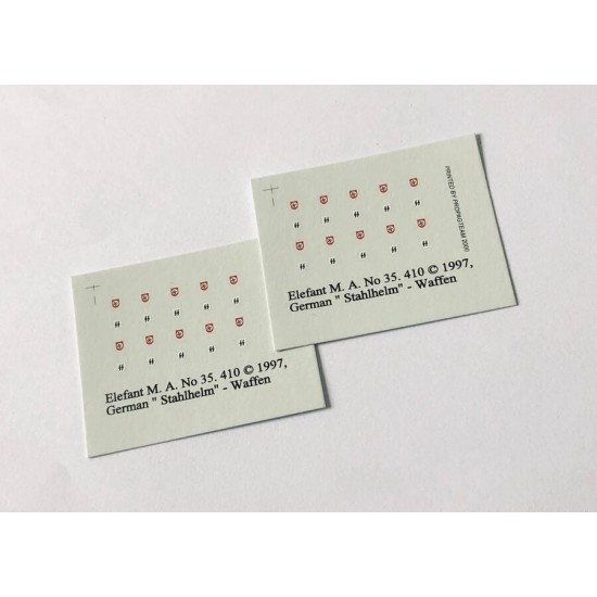 Decals for 1/35 German Waffen SS Helmet Emblems