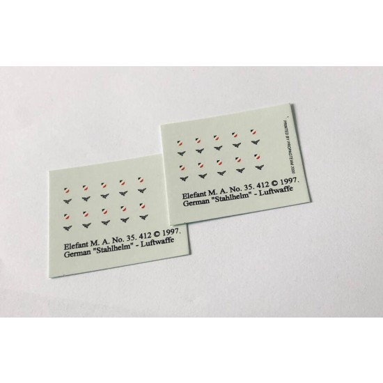 Decals for 1/35 German Luftwaffe Helmet Emblems