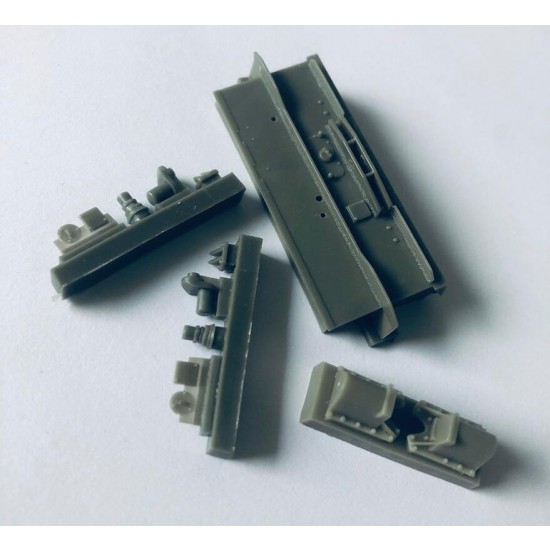 1/35 Pz.IV J Chassis and Derivates Rear Armour with Late Idler Wheels Base for Tamiya Kits