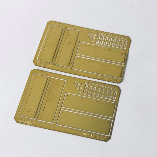 1/35 Tiger I Side Skirts Very Early Version for Tamiya Kit