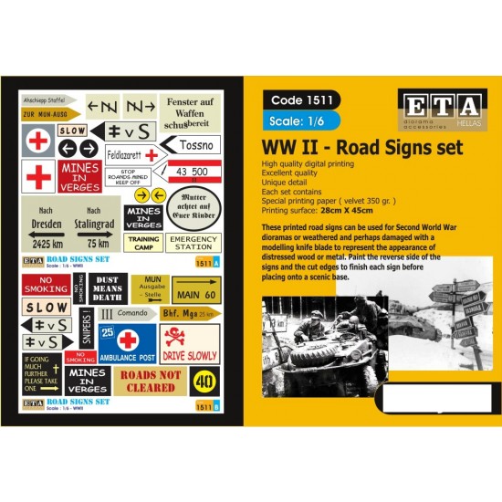 1/6 WWII Road Signs Vol.2