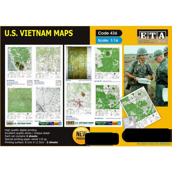 1/16 US Vietnam Maps