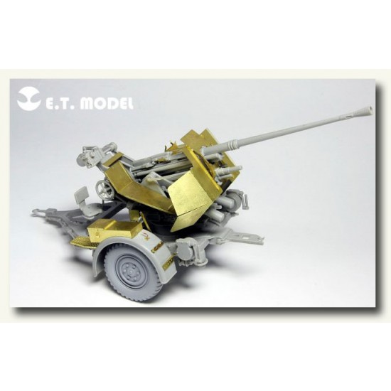 Photoetch for 1/35 WWII German 3.7cm Flakvierling 37 Anti-Aircraft Gun