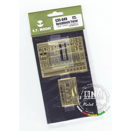 Photoetch for 1/35 WWII Soviet Voroshilovets Tractor for Trumpeter kit #01573
