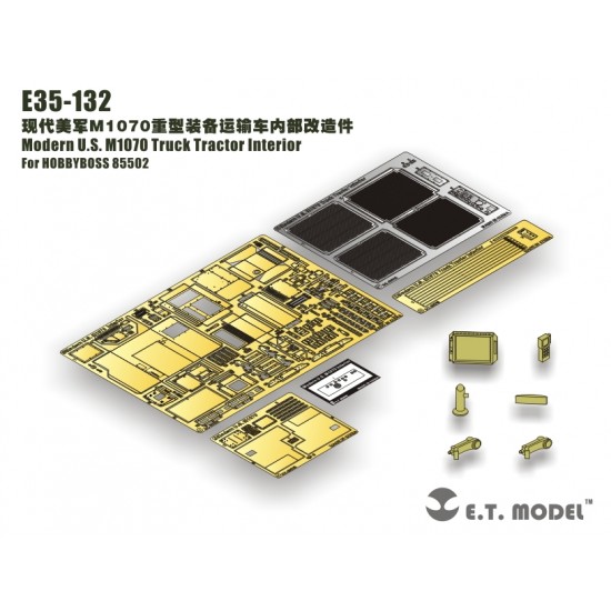 1/35 Modern US M1070 Truck Tractor Interior Detail set for HobbyBoss 85502 kit