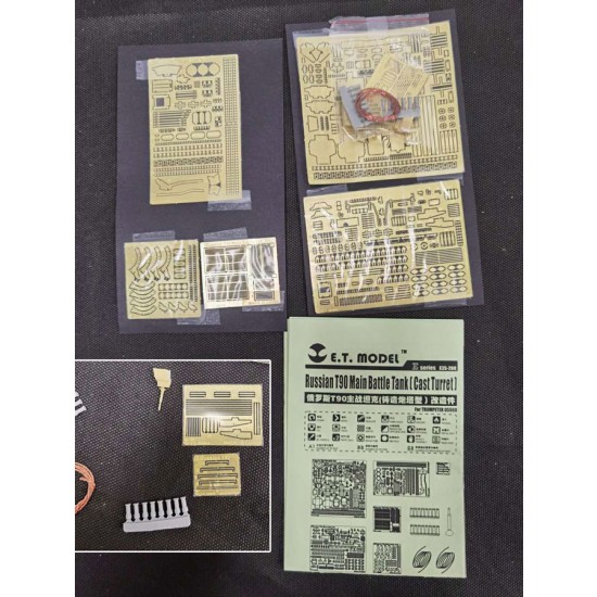 1/35 Russian T90 MBT (Cast Turret) Detail set for Trumpeter kit #05560