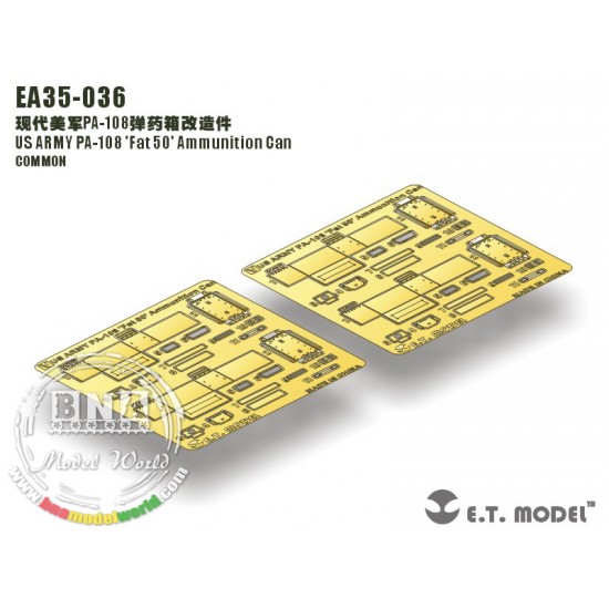 1/35 US Army Pa-108 "Fat 50" Ammunition/Ammo Box