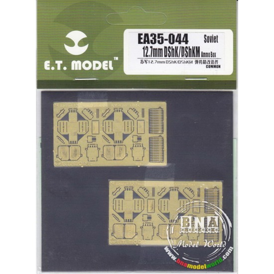 1/35 Soviet 12.7mm DShK/DShKM Ammo Box