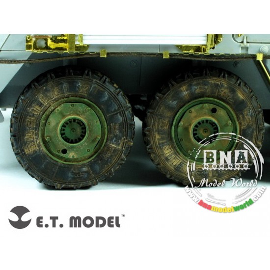 1/35 Canadian LAV III Armoured Vehicle Weighted Road Wheels for Trumpeter kit
