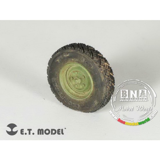 1/35 Defender XD 'Wolf' WMIK Weighted Road Wheels (G90) Type 2 for HobbyBoss