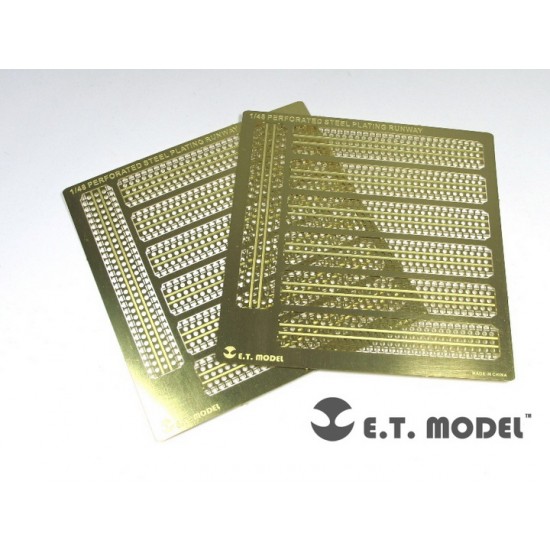 1/48 WWII Allied Perforated Steel Plating Runway (2 photo-etched sheets)